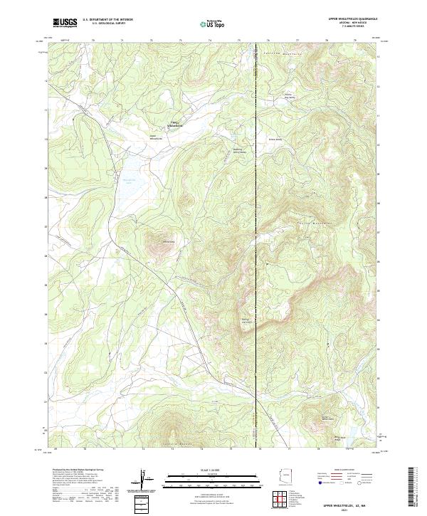 USGS Topographic Map – Upper Wheatfields