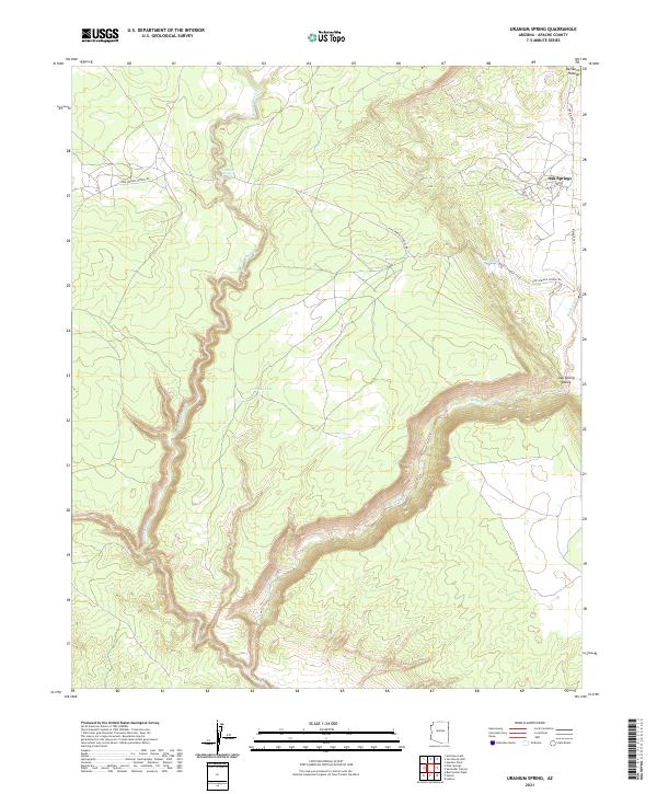 USGS Topographic Map – Uranium Spring