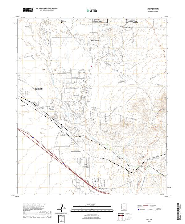 USGS Topographic Map – Vail