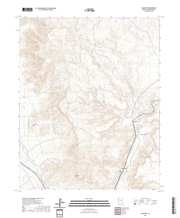 USGS Topographic Map – Valentine