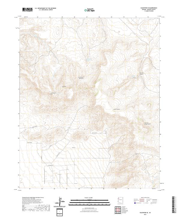 USGS Topographic Map – Valentine SE