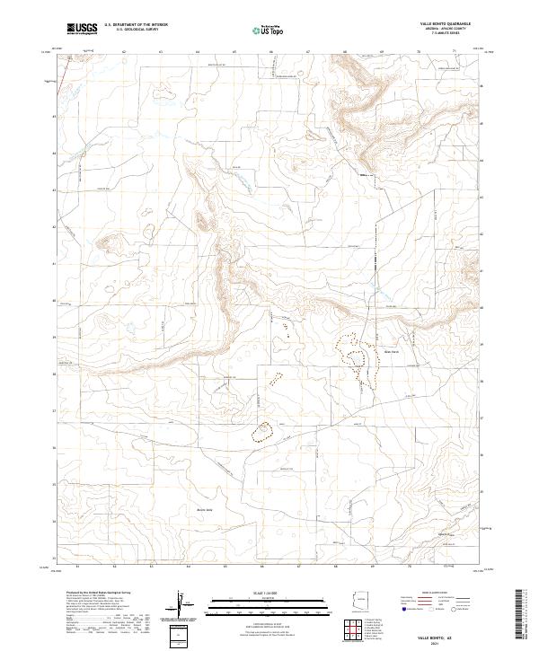 USGS Topographic Map – Valle Bonito