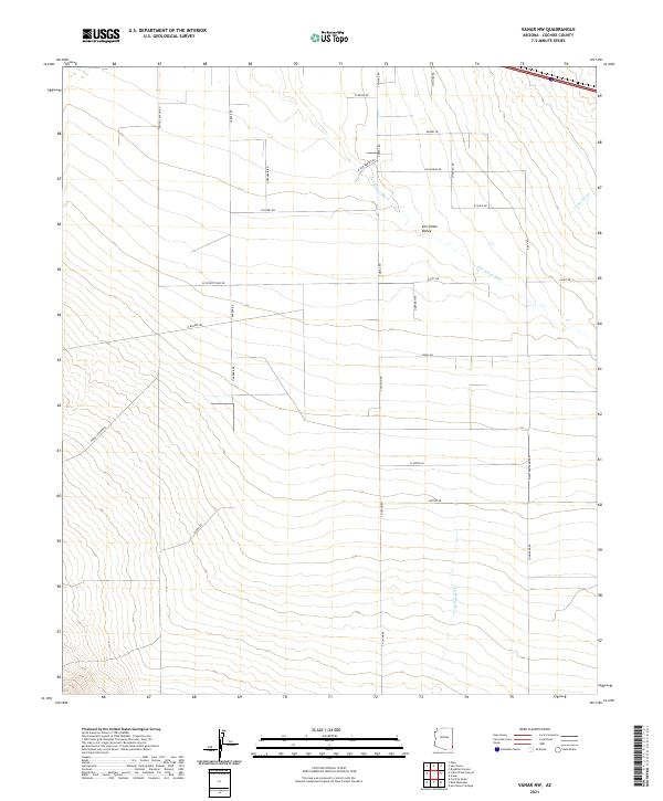 USGS Topographic Map – Vanar NW
