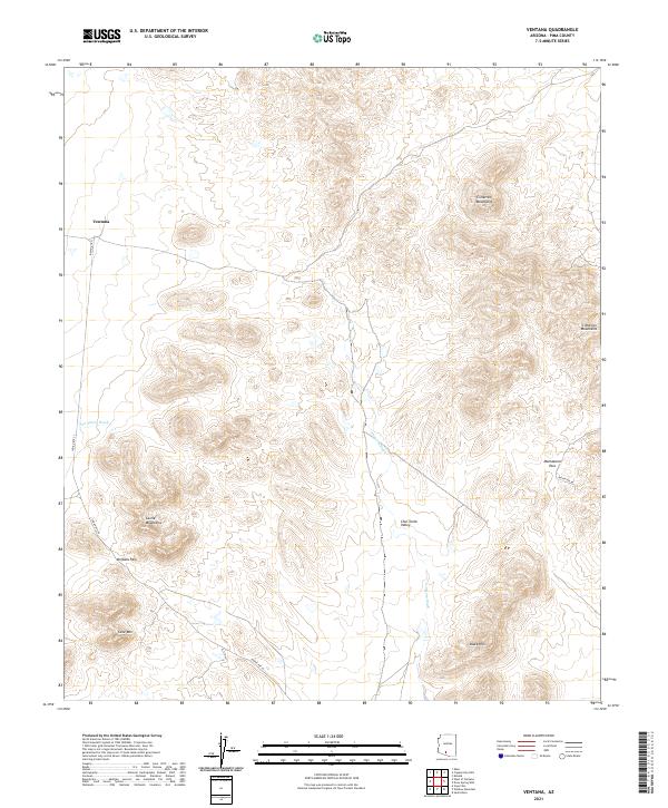 USGS Topographic Map – Ventana