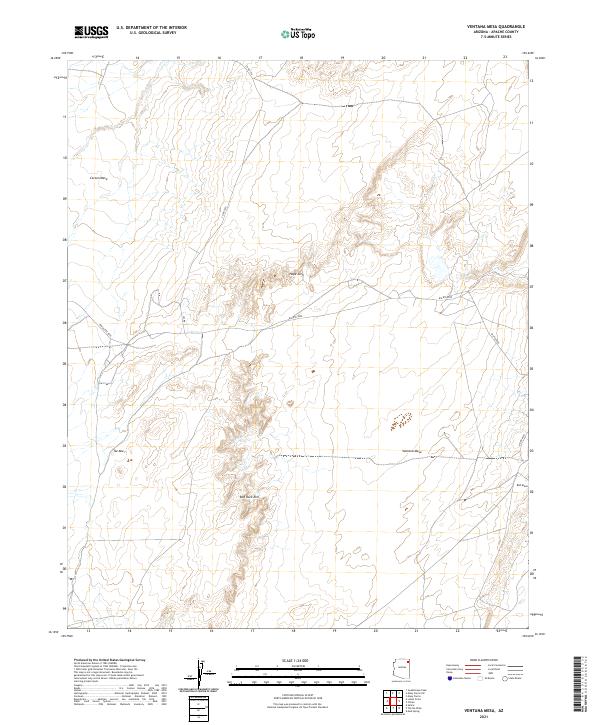 USGS Topographic Map – Ventana Mesa