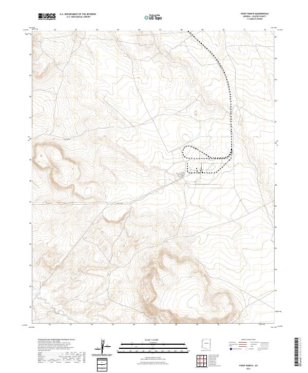 USGS Topographic Map – Voigt Ranch