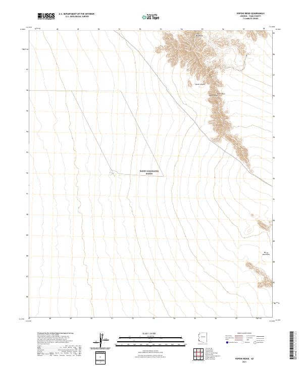 USGS Topographic Map – Vopoki Ridge