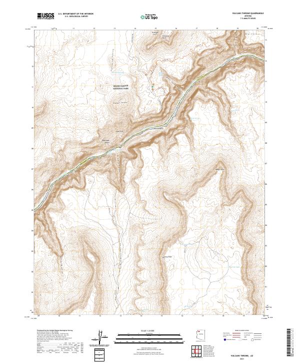 USGS Topographic Map – Vulcans Throne