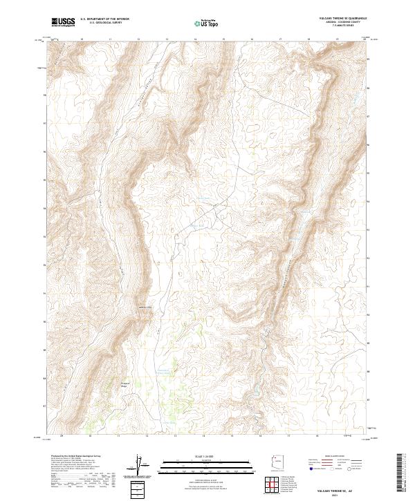USGS Topographic Map – Vulcans Throne SE