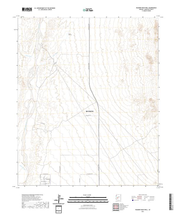USGS Topographic Map – Wagner Wash Well