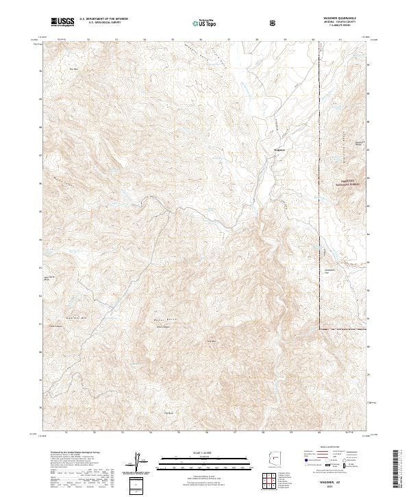 USGS Topographic Map – Wagoner