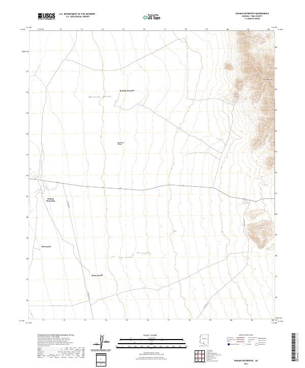 USGS Topographic Map – Wahak Hotrontk