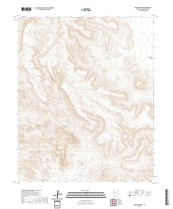 USGS Topographic Map – Warm Springs