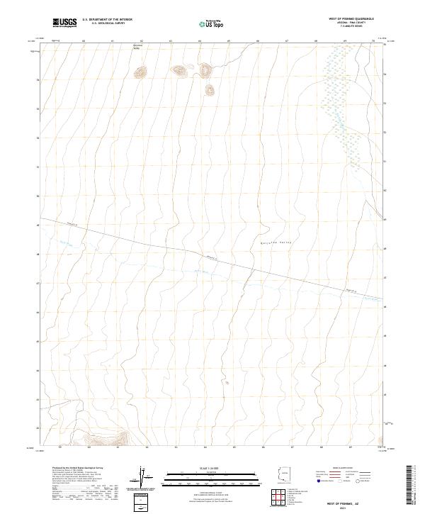 2021 Map of West of Pisinimo, 2021 Print