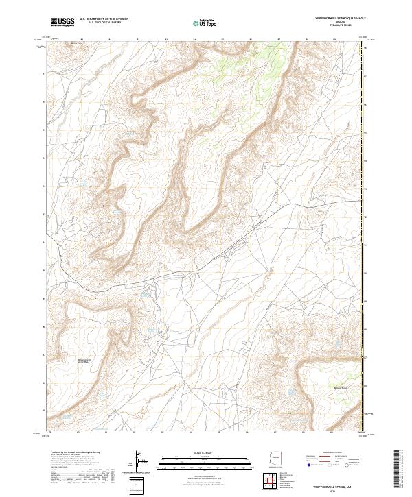 USGS Topographic Map – Whippoorwill Spring
