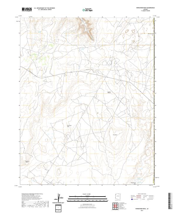 USGS Topographic Map – Whirlwind Rock