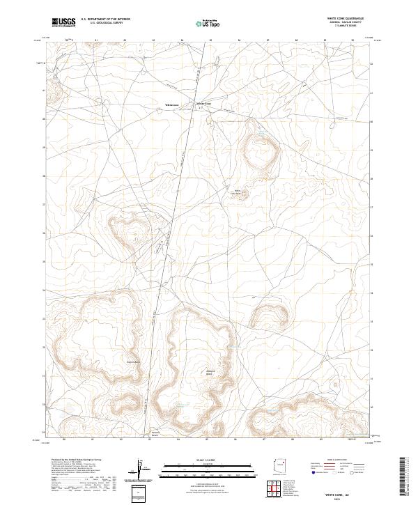 USGS Topographic Map – White Cone
