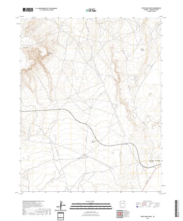 USGS Topographic Map – White Mesa Arch