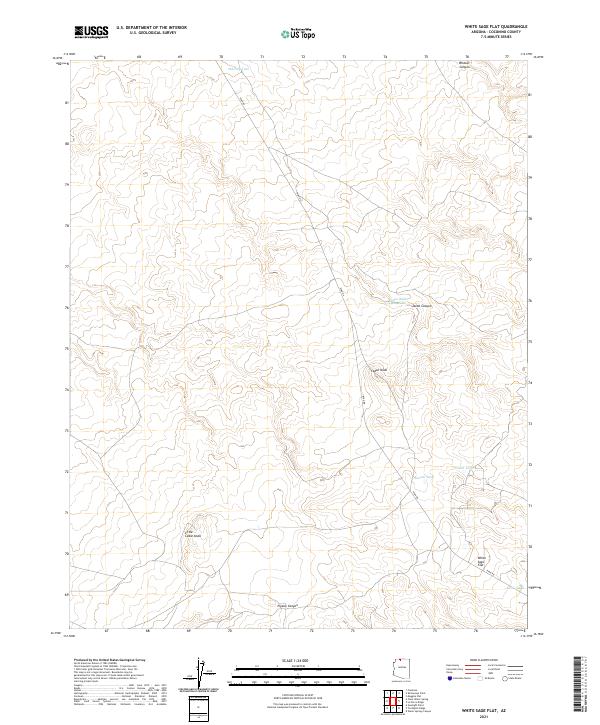 USGS Topographic Map – White Sage Flat