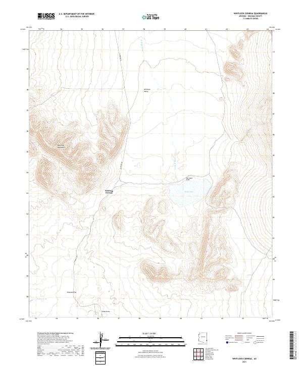 USGS Topographic Map – Whitlock Cienega