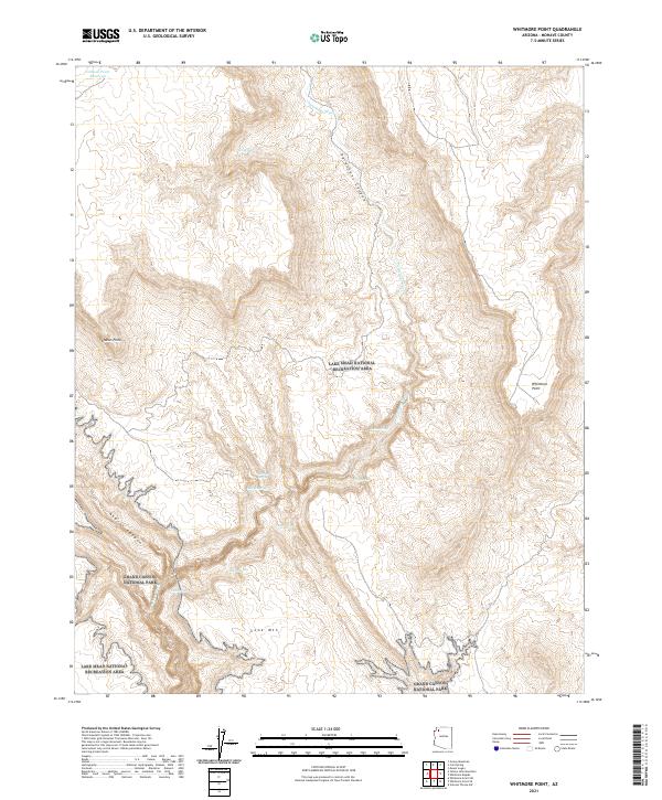 USGS Topographic Map – Whitmore Point