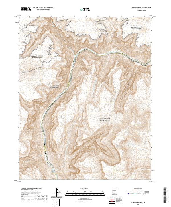 USGS Topographic Map – Whitmore Point SE
