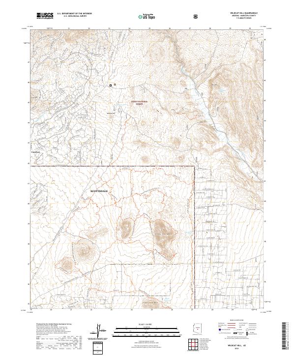 USGS Topographic Map – Wildcat Hill