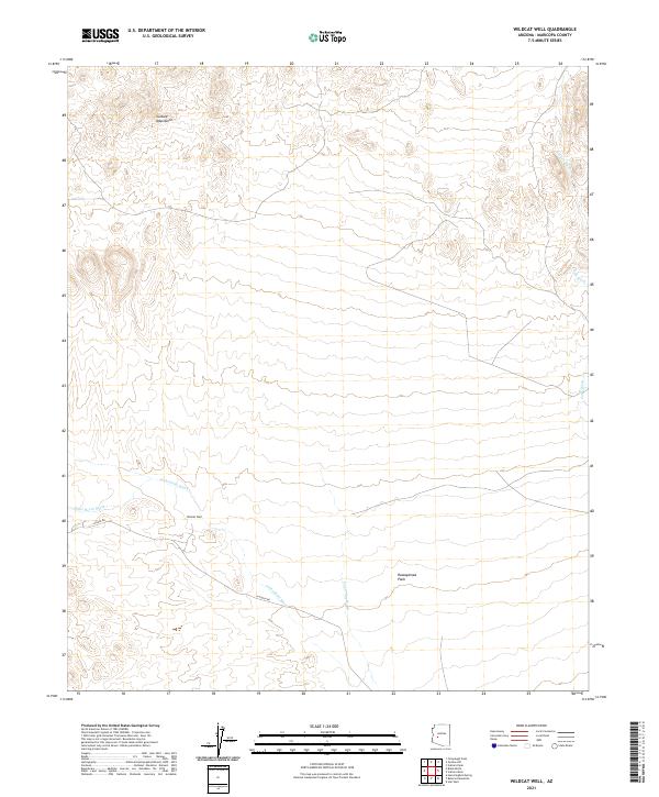 USGS Topographic Map – Wildcat Well
