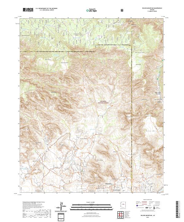 USGS Topographic Map – Wilson Mountain