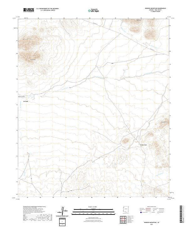 USGS Topographic Map – Window Mountain