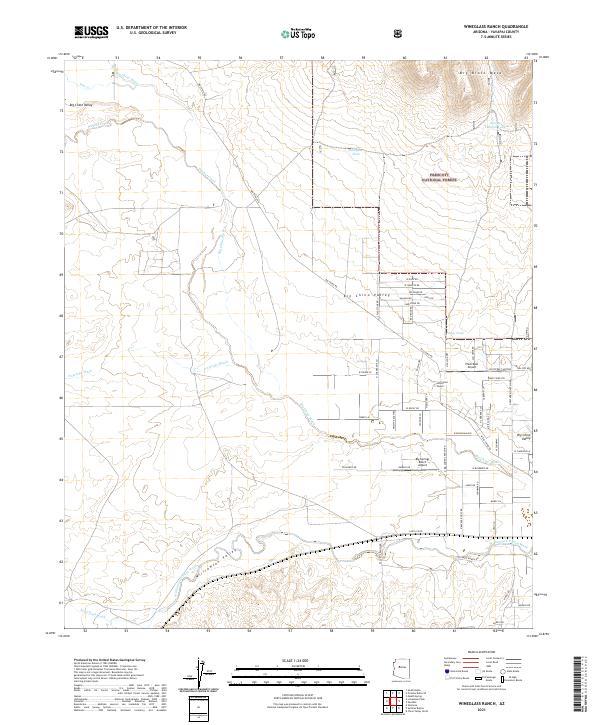 USGS Topographic Map – Wineglass Ranch