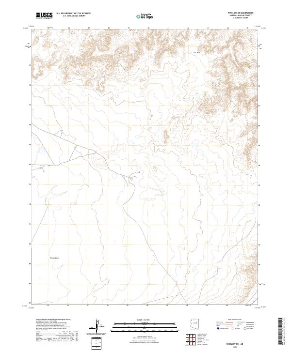 USGS Topographic Map – Winslow NE