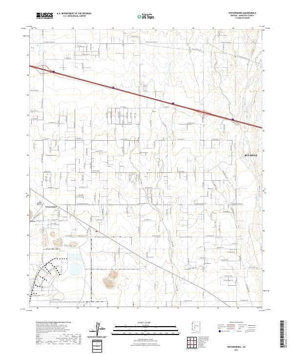 USGS Topographic Map – Wintersburg