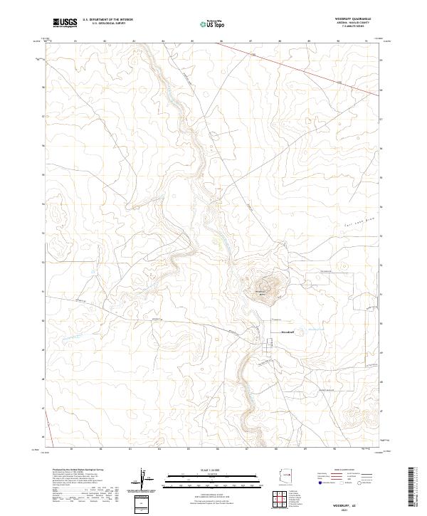 USGS Topographic Map – Woodruff