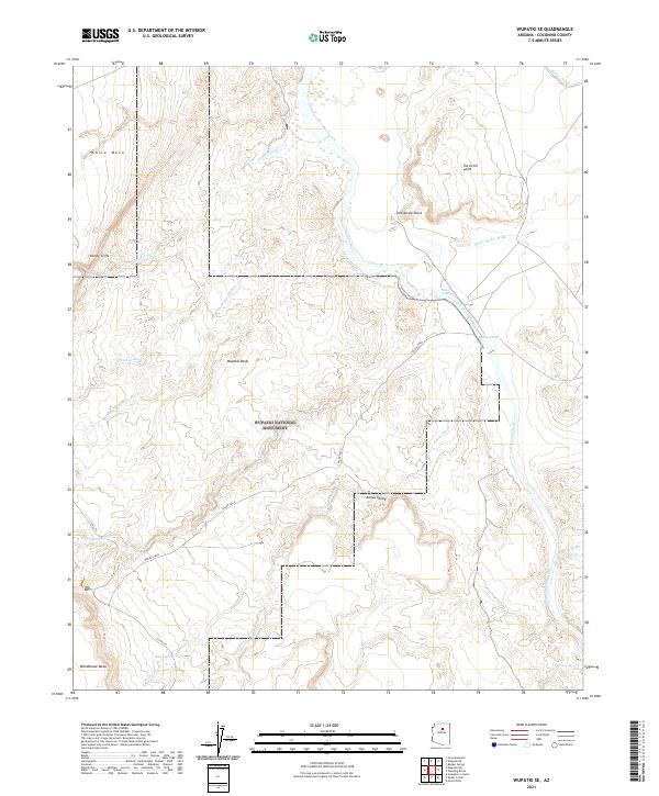 USGS Topographic Map – Wupatki SE