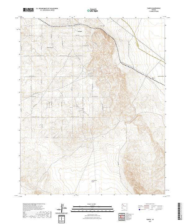 USGS Topographic Map – Yampai