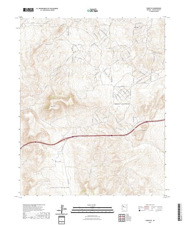 USGS Topographic Map – Yampai SE