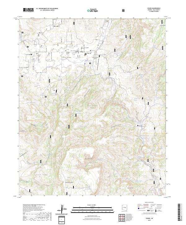 USGS Topographic Map – Young