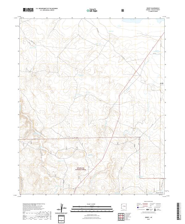 USGS Topographic Map – Zeniff