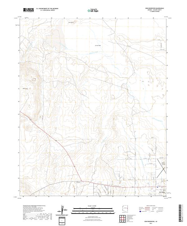 USGS Topographic Map – Zion Reservoir