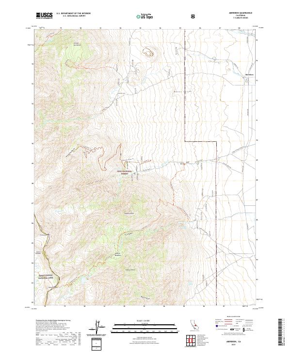 USGS Topographic Map – Aberdeen
