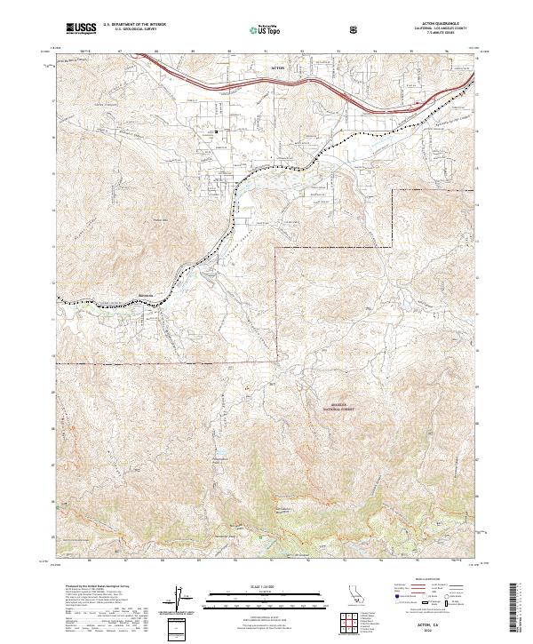 USGS Topographic Map – Acton