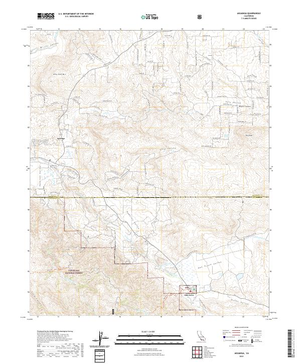 USGS Topographic Map – Aguanga