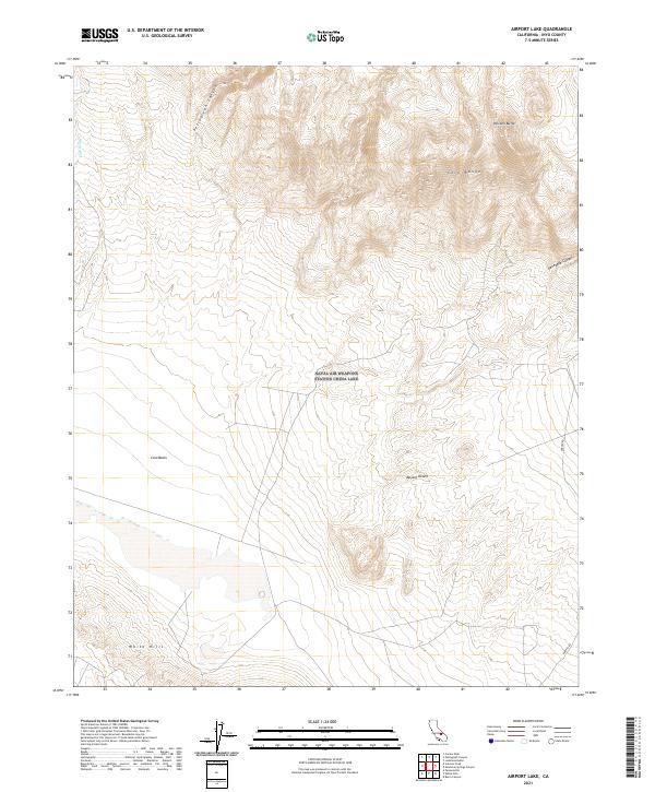 USGS Topographic Map – Airport Lake