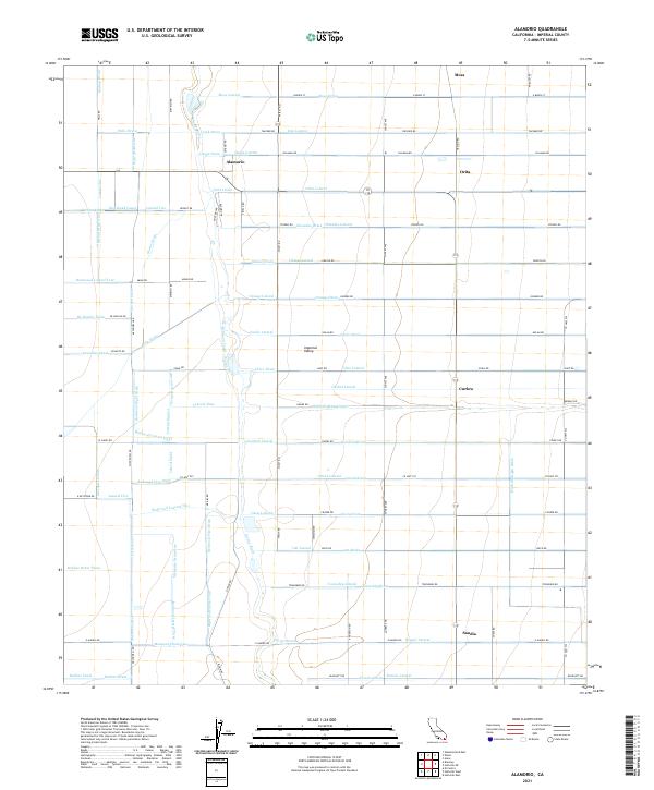USGS Topographic Map – Alamorio