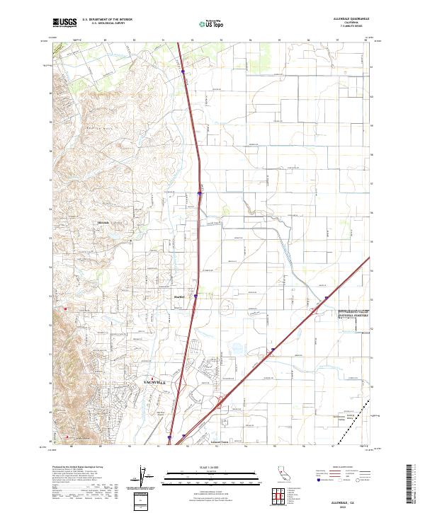 USGS Topographic Map – Allendale
