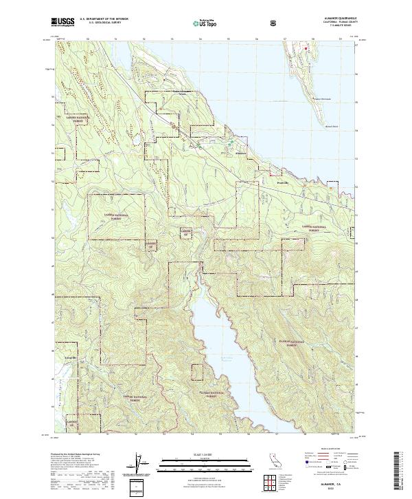 USGS Topographic Map – Almanor