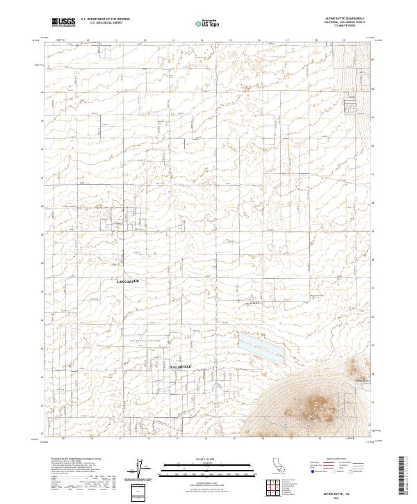 USGS Topographic Map – Alpine Butte