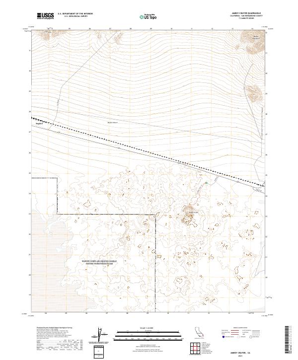 USGS Topographic Map – Amboy Crater