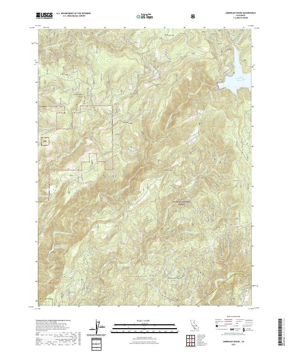 USGS Topographic Map – American House